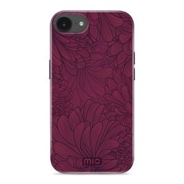 MIO Coque iPhone 16e MagSafe Coque arrière Rigide - Berry Blooms