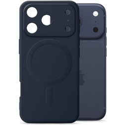 My Style Protective Flex Coque iPhone 17 Pro Max MagSafe Coque arrière en TPU Souple - Bleu Marin