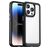 Mobigear Crystal Coque iPhone 15 Pro Coque arrière Rigide - Transparent / Noir