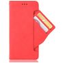 Mobigear Slide Wallet Housse LG K51s Etui Porte-Monnaie - Rouge