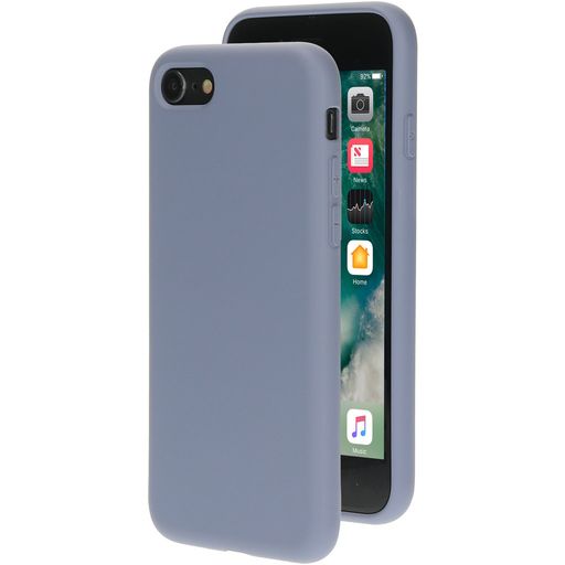 Mobiparts Coque iPhone 8 Coque arrière en Silicone - Royal Grey