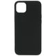 Mobiparts Coque iPhone 14 Plus Coque arrière en Silicone - Noir