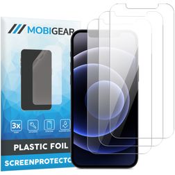Mobigear iPhone 12 Protection d'écran Film - Compatible coque (Lot de 3)