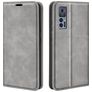 Mobigear Retro Slim Housse TCL 30 Etui Porte-Monnaie - Gris