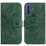 Mobigear Sunflower Housse TCL 30E Etui Porte-Monnaie - Vert