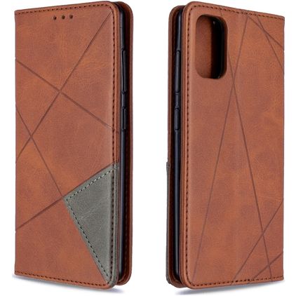 Mobigear Rhombus Slim Housse Samsung Galaxy A41 Etui - Marron