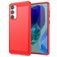 Mobigear Brushed Slim Coque Samsung Galaxy M55 Coque arrière en TPU Souple - Rouge