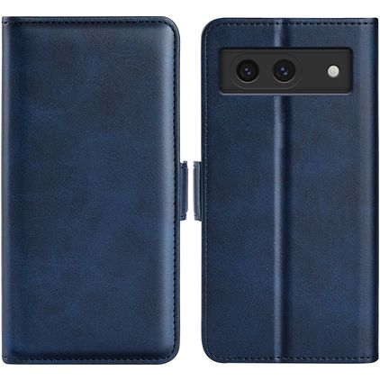 Mobigear Slim Magnet Housse Google Pixel 8a Etui Porte-Monnaie - Dark Blue