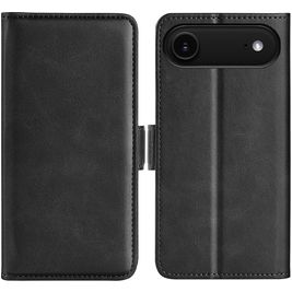 Mobigear Slim Magnet Housse iPhone Air Etui Porte-Monnaie - Noir