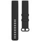 Mobigear Cross Bracelet Silicone Fitbit Charge 3 Fermeture boucle ardillon - Noir