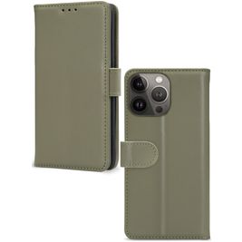 Mobilize Premium Gelly Wallet Housse iPhone 13 Pro Etui Porte-Monnaie - Vert