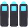 Mobigear Square - Cache webcam Curseur de Confidentialité - Noir - 3-Pack (Lot de 3)