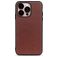 Mobigear Excellent Coque iPhone 14 Pro Max Coque arrière Rigide - Marron