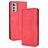 Mobigear Sensation Housse Motorola Moto E32 Etui Porte-Monnaie - Rouge