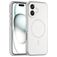 Mobigear Shockproof Coque iPhone 16 Plus MagSafe Coque arrière en TPU Souple - Blanc