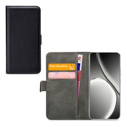 Mobilize Classic Gelly Wallet Housse Realme GT 6 Etui Porte-Monnaie - Noir