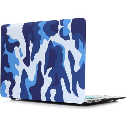 Mobigear Design MacBook Air 13 Pouces (2010-2019) Coque - Sea Camauflage - Model A1369 / A1466