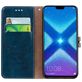 Mobigear Wallet Housse HONOR 8X Etui Porte-Monnaie - Bleu Marin