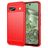 Mobigear Brushed Slim Coque Google Pixel 8a Coque arrière en TPU Souple - Rouge