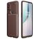 Mobigear Racing Coque OnePlus Nord N100 Coque arrière en TPU Souple - Marron