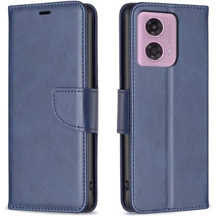 Mobigear Excellent Housse Motorola Moto G04 Etui Porte-Monnaie - Bleu
