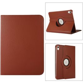 Mobigear DuoStand Coque iPad 10 (2022) Etui Rotatif - Marron