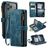 CaseMe C30 Housse iPhone 17 Pro Max Etui Porte-Monnaie - Bleu
