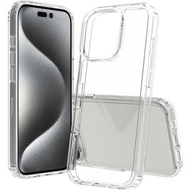 Mobigear Crystal Coque Transparente iPhone 16 Pro Coque arrière Rigide - Transparent