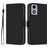 Mobigear Urban Wallet Housse Motorola Moto E14 Etui Porte-Monnaie - Noir