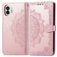 Mobigear Mandala Housse Nothing Phone (2) Etui Porte-Monnaie - Rose doré
