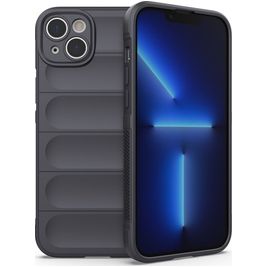 Mobigear Bumpy Coque iPhone 14 Plus Coque arrière en TPU Souple - Charcoal