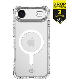 ITSKINS Level 2 HybridMagClear R Coque Transparente iPhone Air MagSafe Coque arrière Rigide Anti-Chocs - Transparent