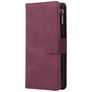 Mobigear Zipper Housse Huawei P40 Pro Etui Porte-Monnaie - Rouge