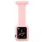 Mobigear Clip Case Bracelet Infirmière pour Apple Watch Épingle - 46/45/44 mm - Rose