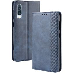 Mobigear Sensation Housse Samsung Galaxy A70 Etui Porte-Monnaie - Bleu