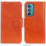 Mobigear Classy Housse Motorola Edge 30 Etui Porte-Monnaie - Orange