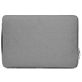 Mobigear Denim Zipper Pochette Ordinateur portable 15 - 16 Pouces Housse ordinateur - Gris