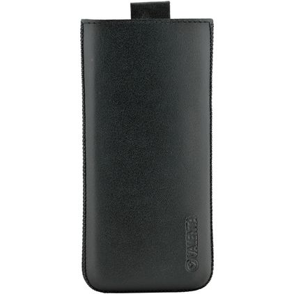Valenta Pocket Classic Samsung Galaxy S9 Pochette en Cuir Véritable - Etui à insérer - Poche téléphone - Noir