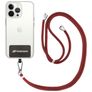 Mobigear Lanyard Cordon de téléphone universel réglable - Bordeaux