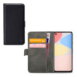 Mobilize Classic Gelly Wallet Google Pixel 4a Étui Portefeuille - Noir