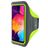 Mobiparts Comfort Fit Brassard Téléphone Samsung Galaxy A50 Brassard Coque de Sport en Neoprène - Neon Green