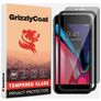 GrizzlyCoat Easy Fit AntiSpy iPhone 7 Verre trempé Protection d'écran Confidentialité - Compatible Coque + Cadre d'installation