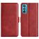 Mobigear Slim Magnet Housse Motorola Edge 30 Etui Porte-Monnaie - Rouge