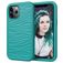 Mobigear Wave iPhone 12 Pro Max Plastique rigide Coque arrière Antichoc - Turquoise