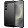 Mobigear Brushed Slim Coque Samsung Galaxy S25 Plus Coque arrière en TPU Souple - Noir