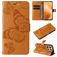 Mobigear Butterfly Housse Xiaomi 14T Pro Etui Porte-Monnaie - Cognac