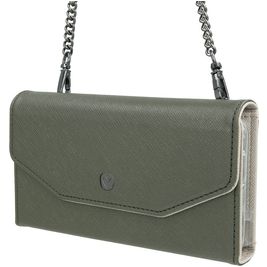 Valenta iPhone 11 Détachable 2in1 Pochette en Cuir Véritable - Green Mode