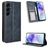 Mobigear Sensation Housse Samsung Galaxy A35 Etui Porte-Monnaie - Bleu