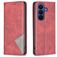 Mobigear Rhombus Slim Housse Samsung Galaxy A37 Etui - Rouge
