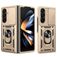 Mobigear Armor Ring Cam Slide Coque Samsung Galaxy Z Fold 8 Ultra Coque arrière Rigide Anti-Chocs avec Anneau-Support et Protecteur Lentilles - Or